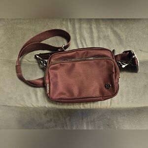 lululemon athletica Burgundy Crossbody Bag